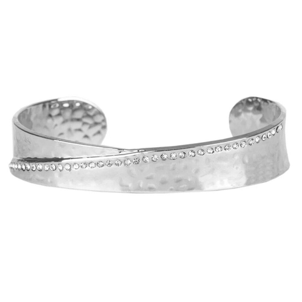 Paparazzi Bring the Bling White Cuff Bracelet